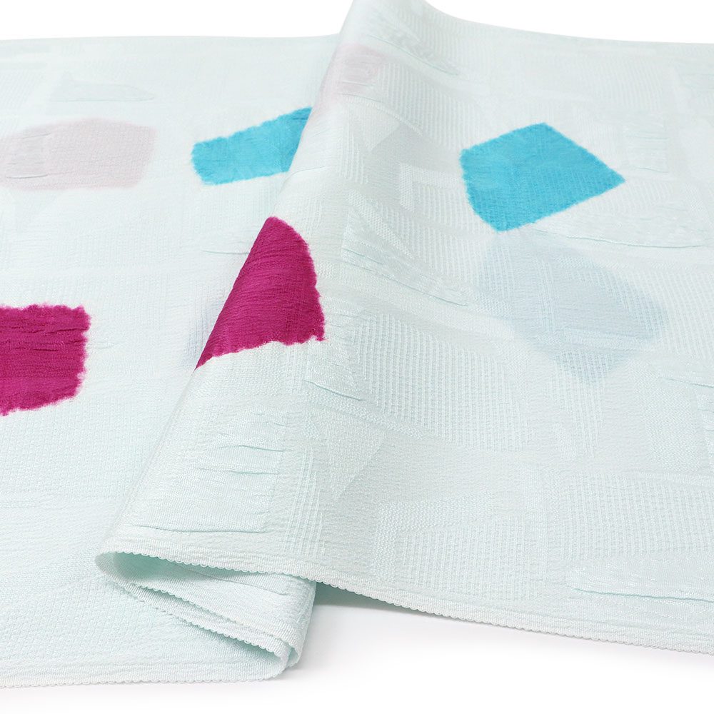 飛び絞り帯揚（スクエア）【加藤萬】