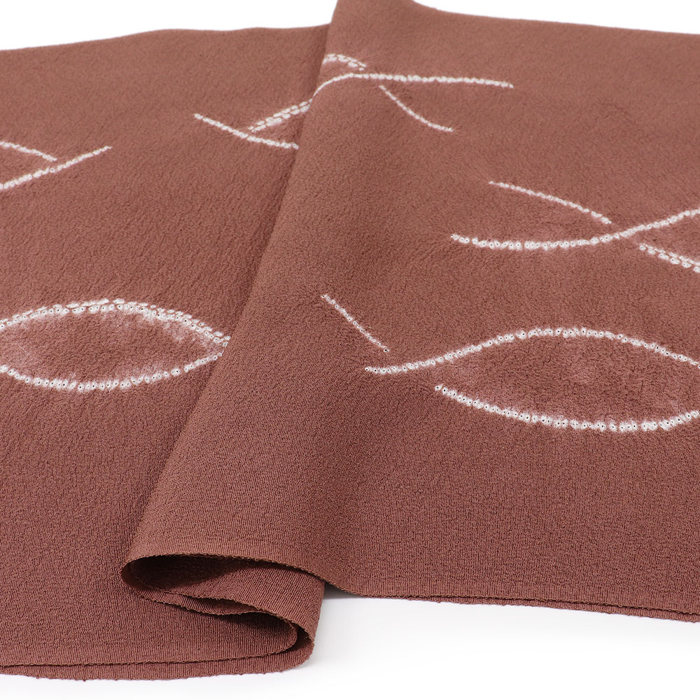 輪出し絞り帯揚（よろけ）【加藤萬】