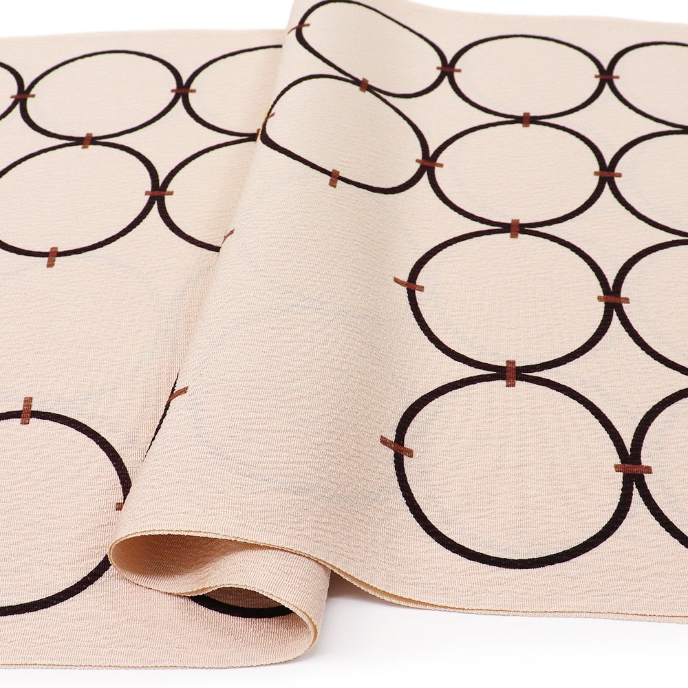 友禅帯揚（輪つなぎ）【加藤萬】