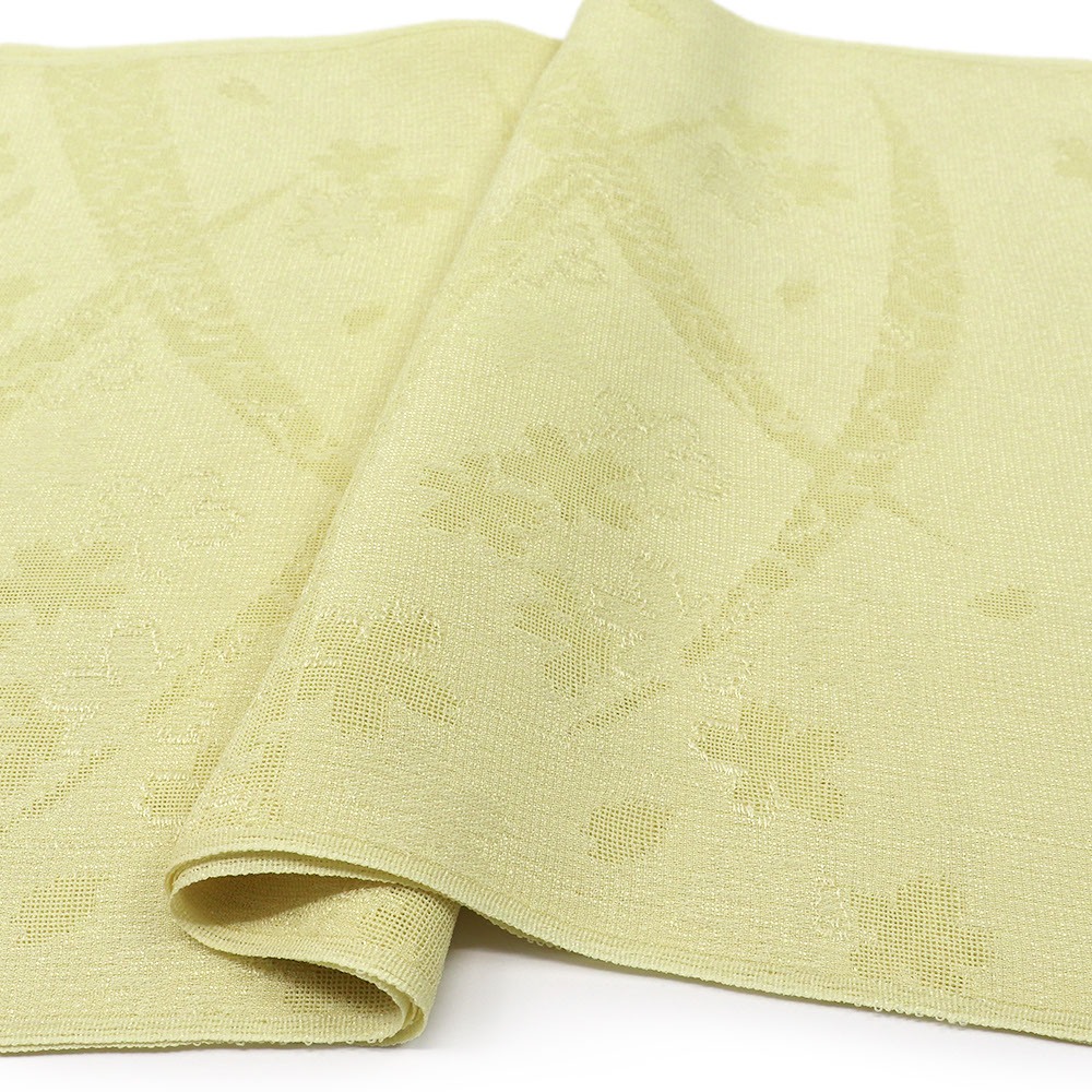 紗帯揚(芝に桜)【加藤萬】