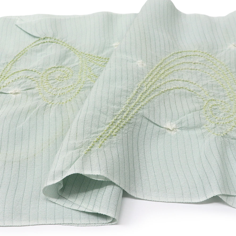 絽帯揚（渦文）【加藤萬】