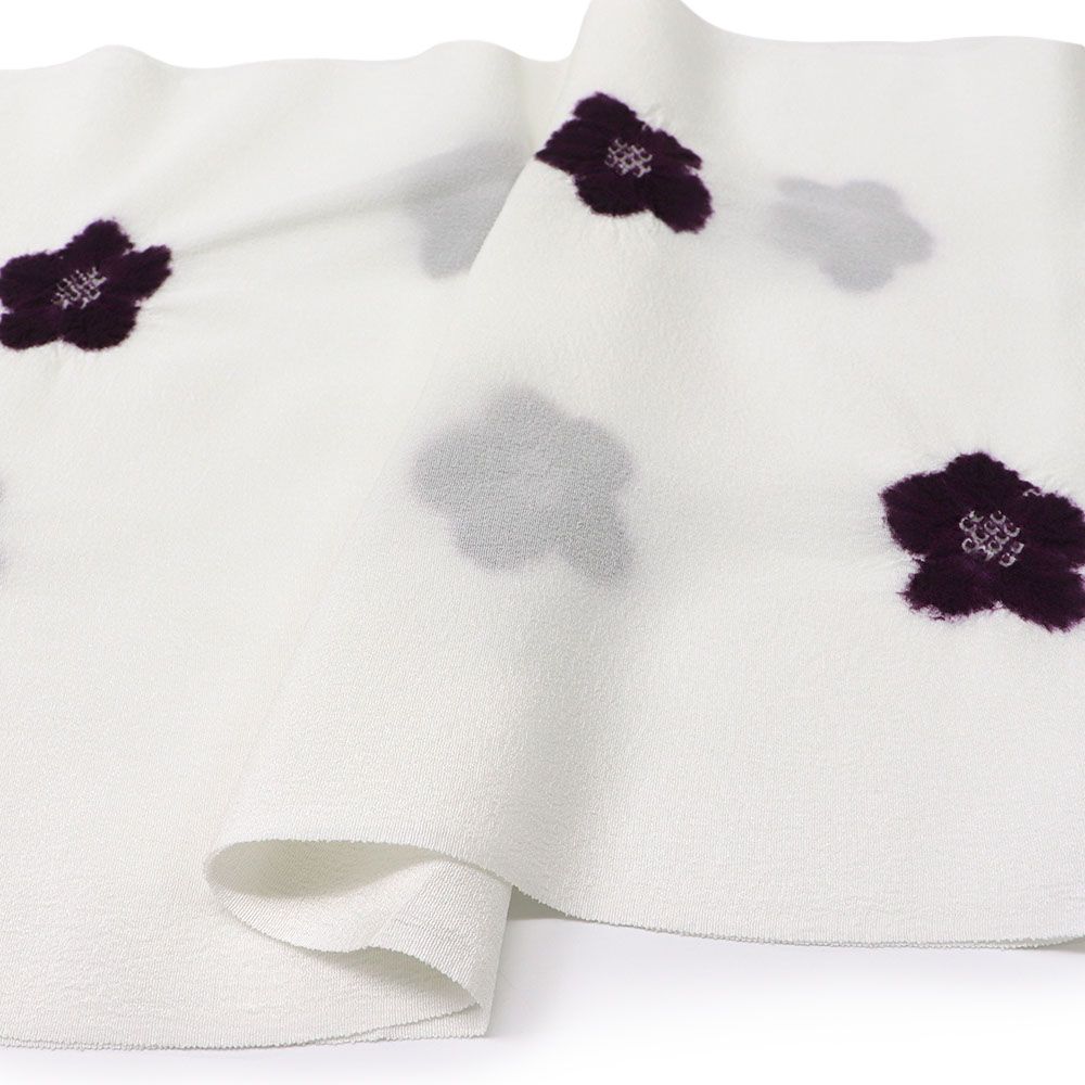 輪出し絞り帯揚（小花）【加藤萬】