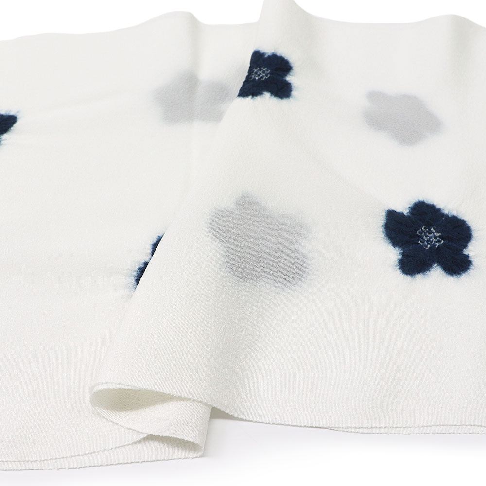 輪出し絞り帯揚（小花）【加藤萬】