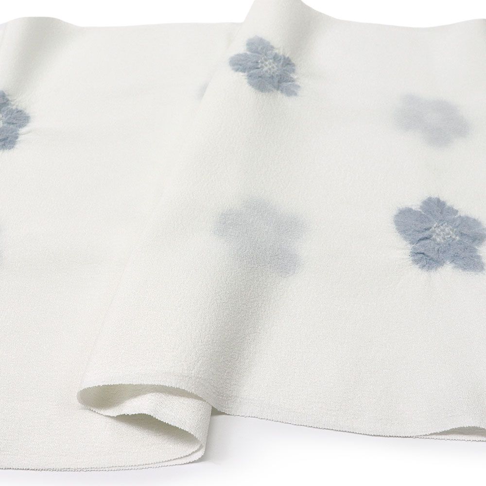 輪出し絞り帯揚（小花）【加藤萬】