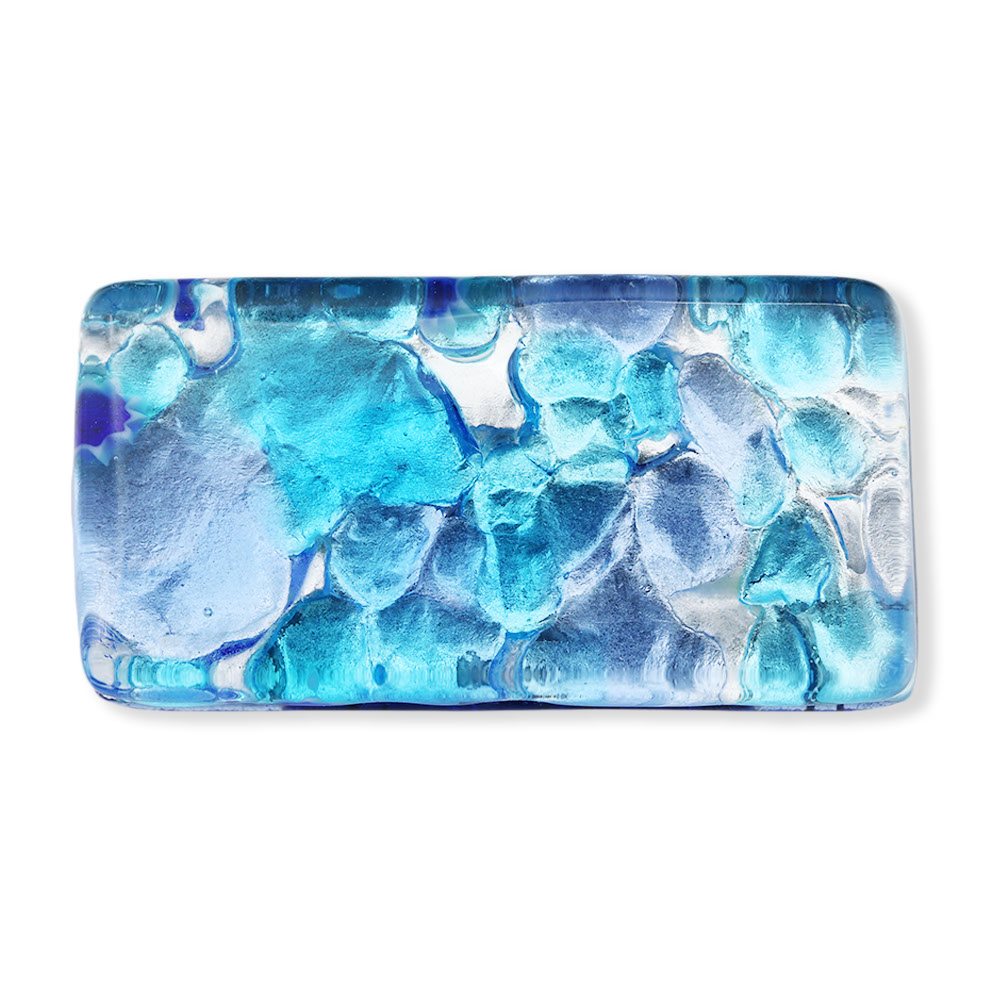 ベネチアンガラス帯留（1.5cm×3cm）