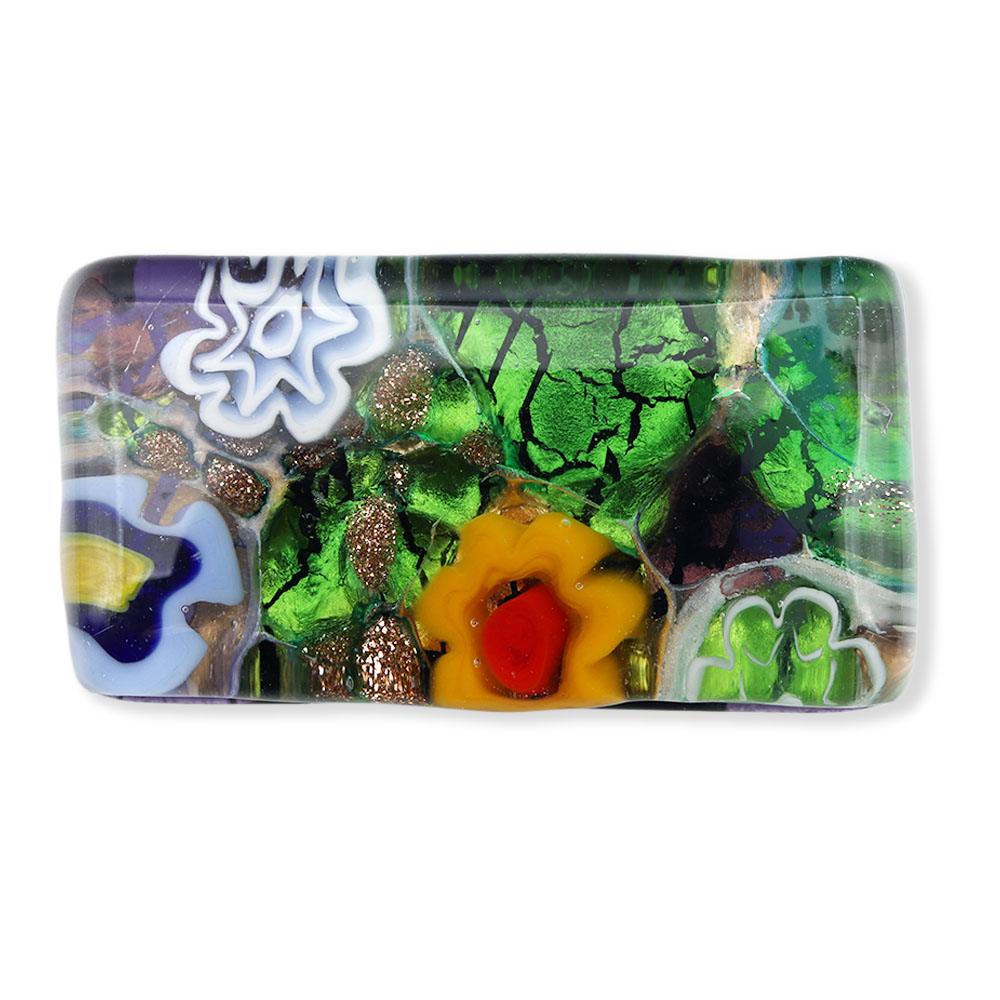 ベネチアンガラス帯留（1.5cm×3cm）