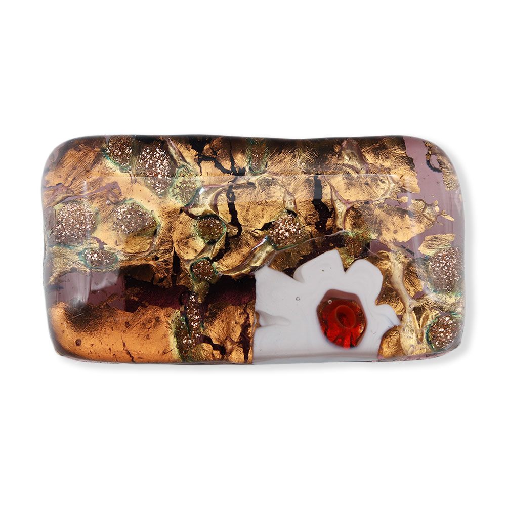 ベネチアンガラス帯留（1.5cm×3cm）