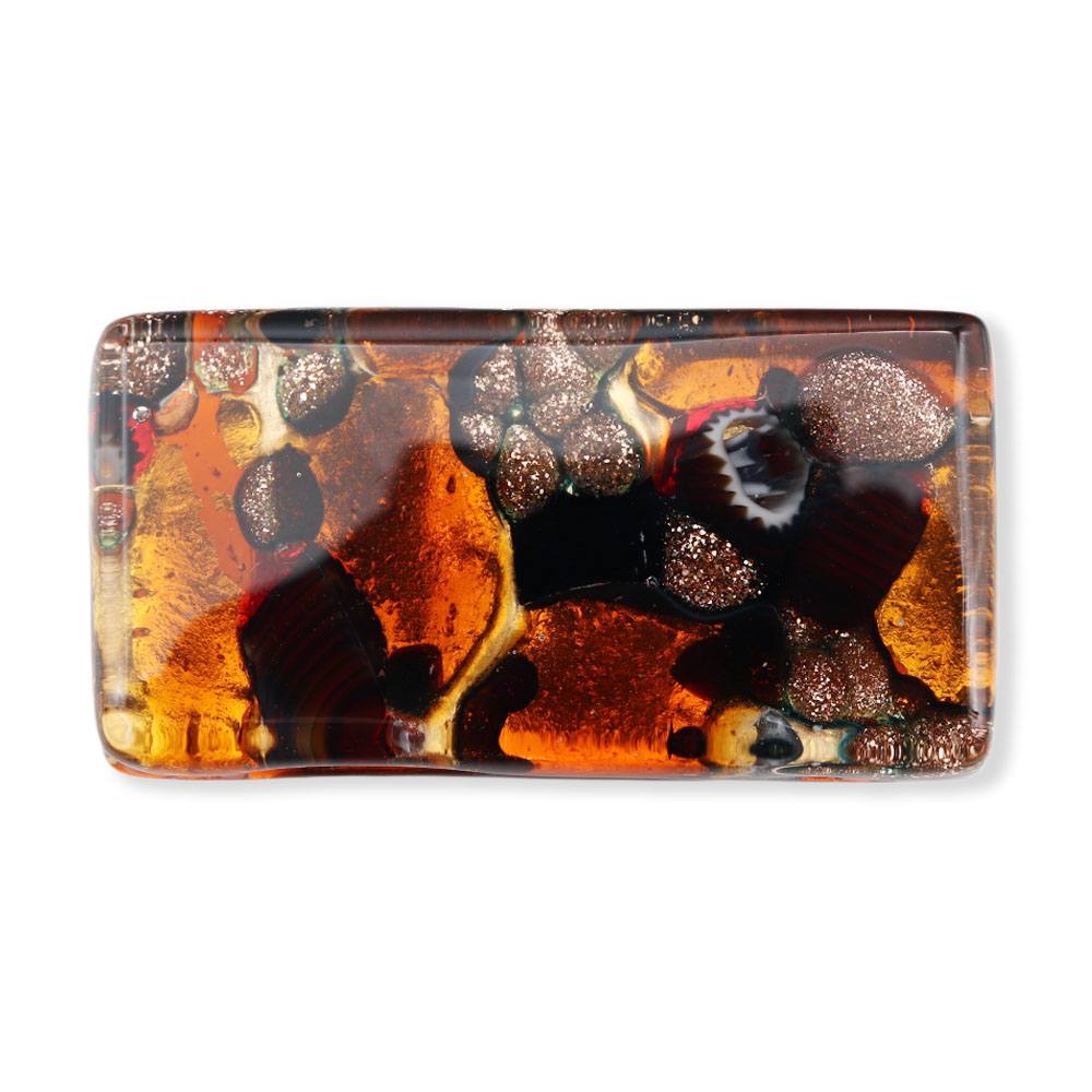 ベネチアンガラス帯留（1.5cm×3cm）