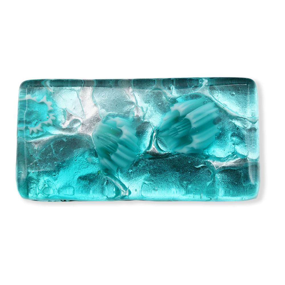 ベネチアンガラス帯留（1.5cm×3cm）