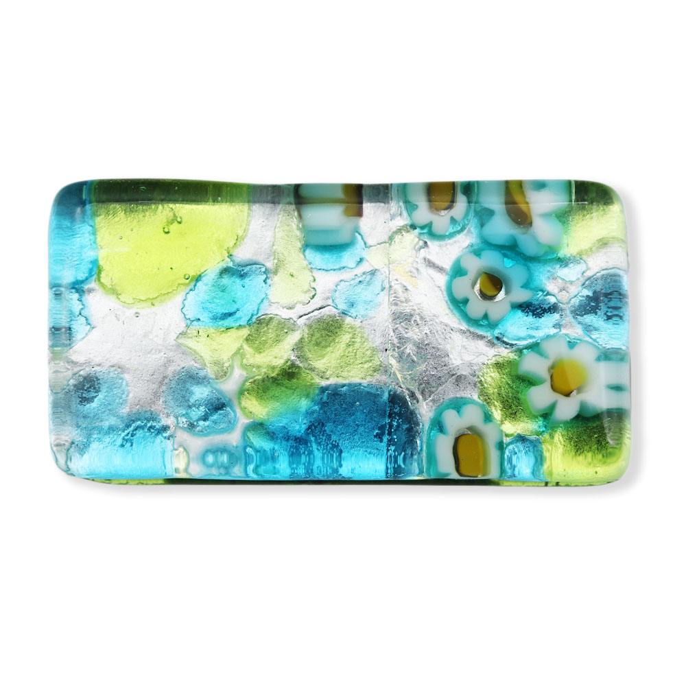 ベネチアンガラス帯留（1.5cm×3cm）