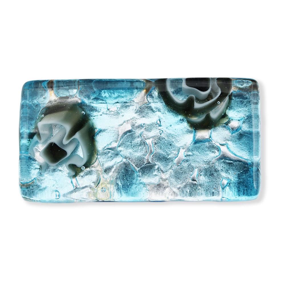 ベネチアンガラス帯留（1.5cm×3cm）