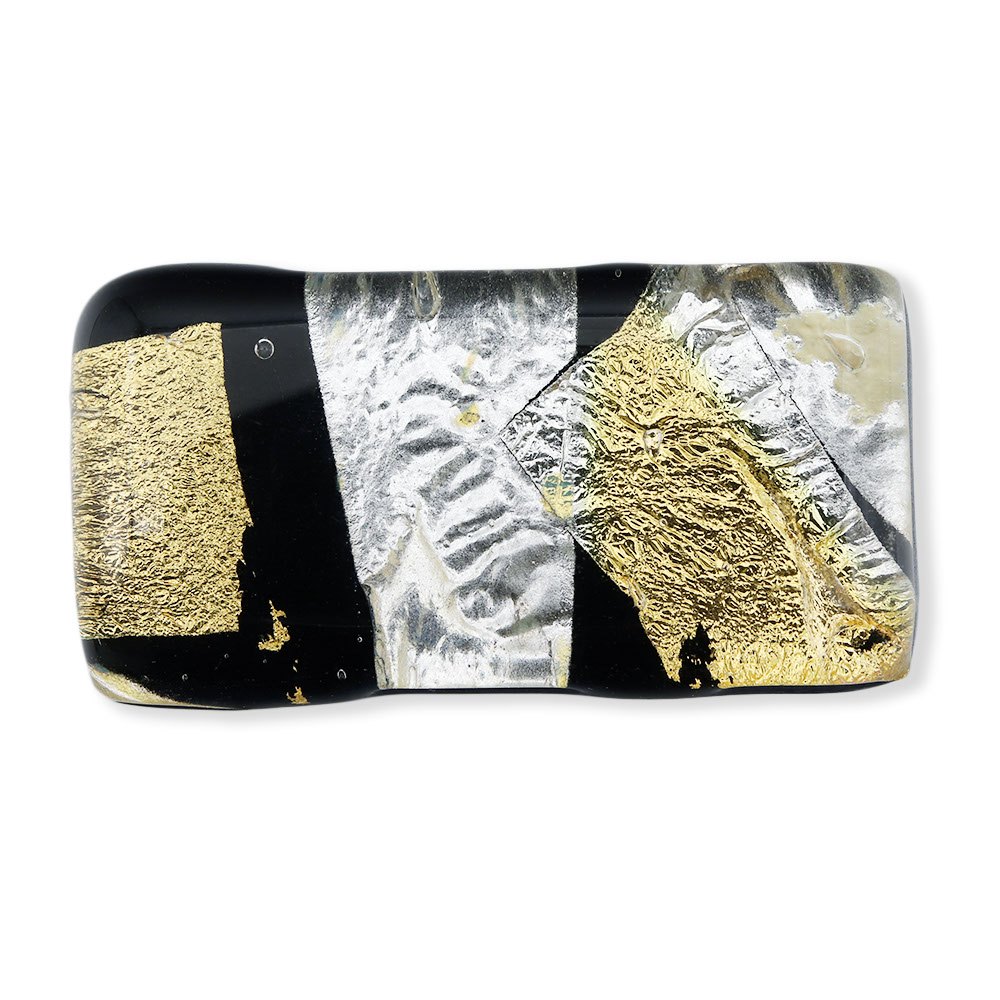 ベネチアンガラス帯留（1.5cm×3cm）