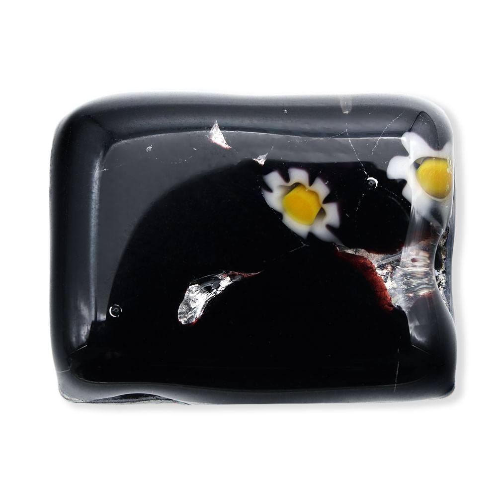 ベネチアンガラス帯留（1.5cm×2cm）