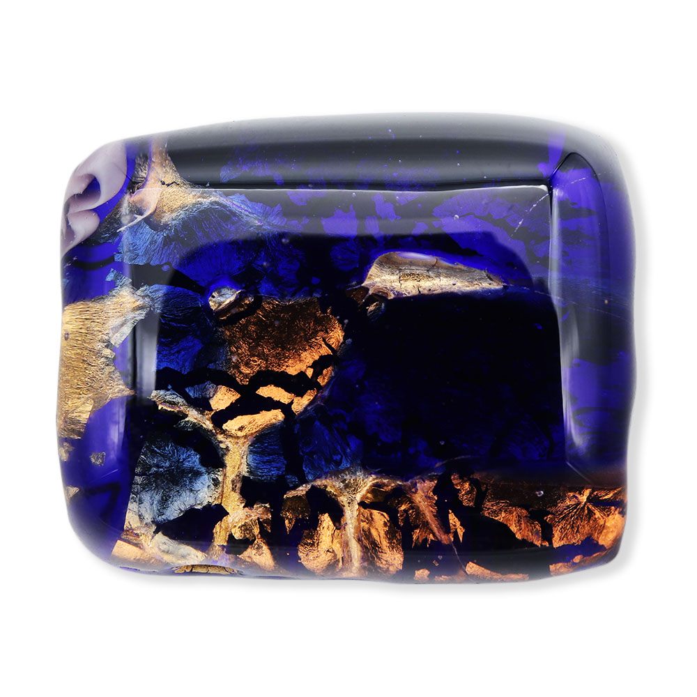 ベネチアンガラス帯留（1.5cm×2cm）