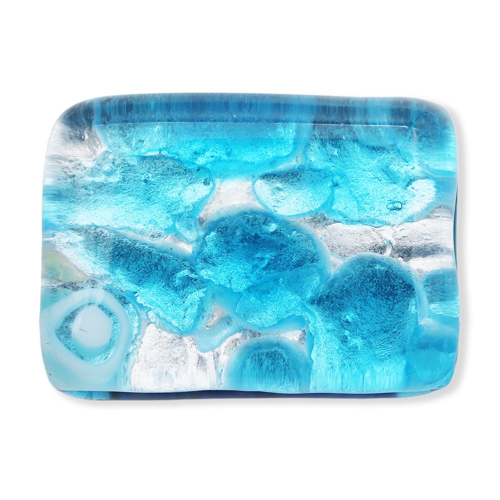 ベネチアンガラス帯留（1.5cm×2cm）