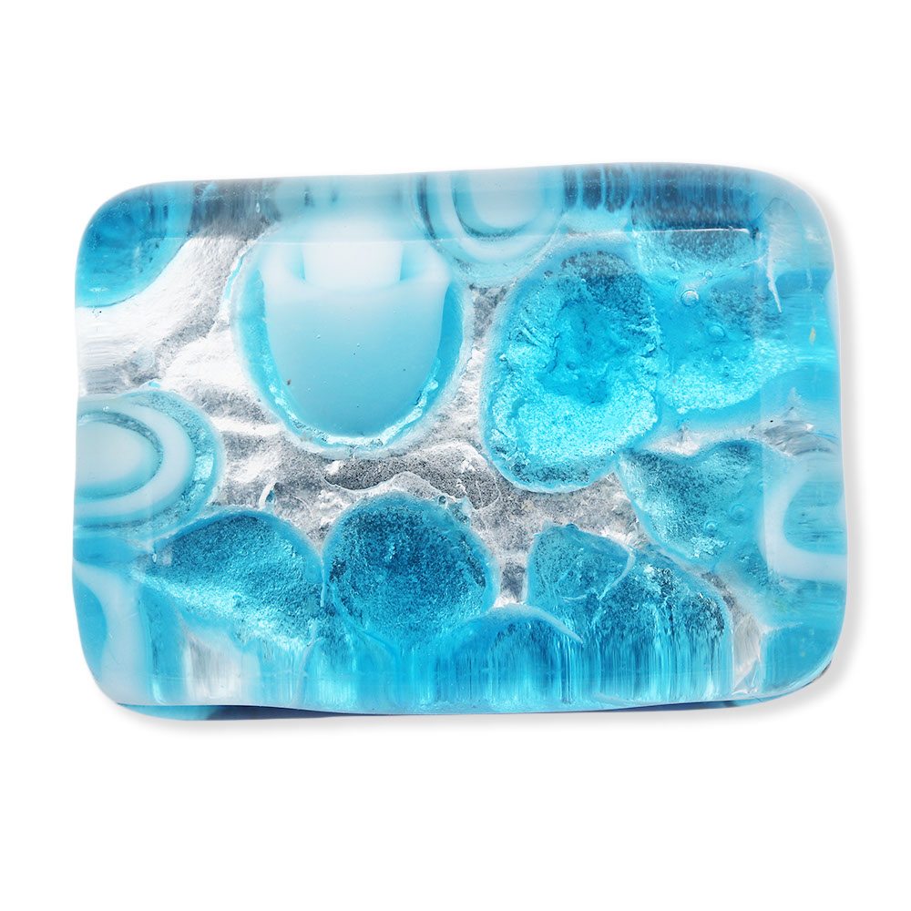 ベネチアンガラス帯留（1.5cm×2cm）