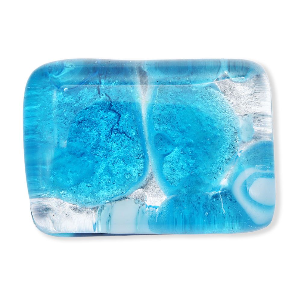 ベネチアンガラス帯留（1.5cm×2cm）