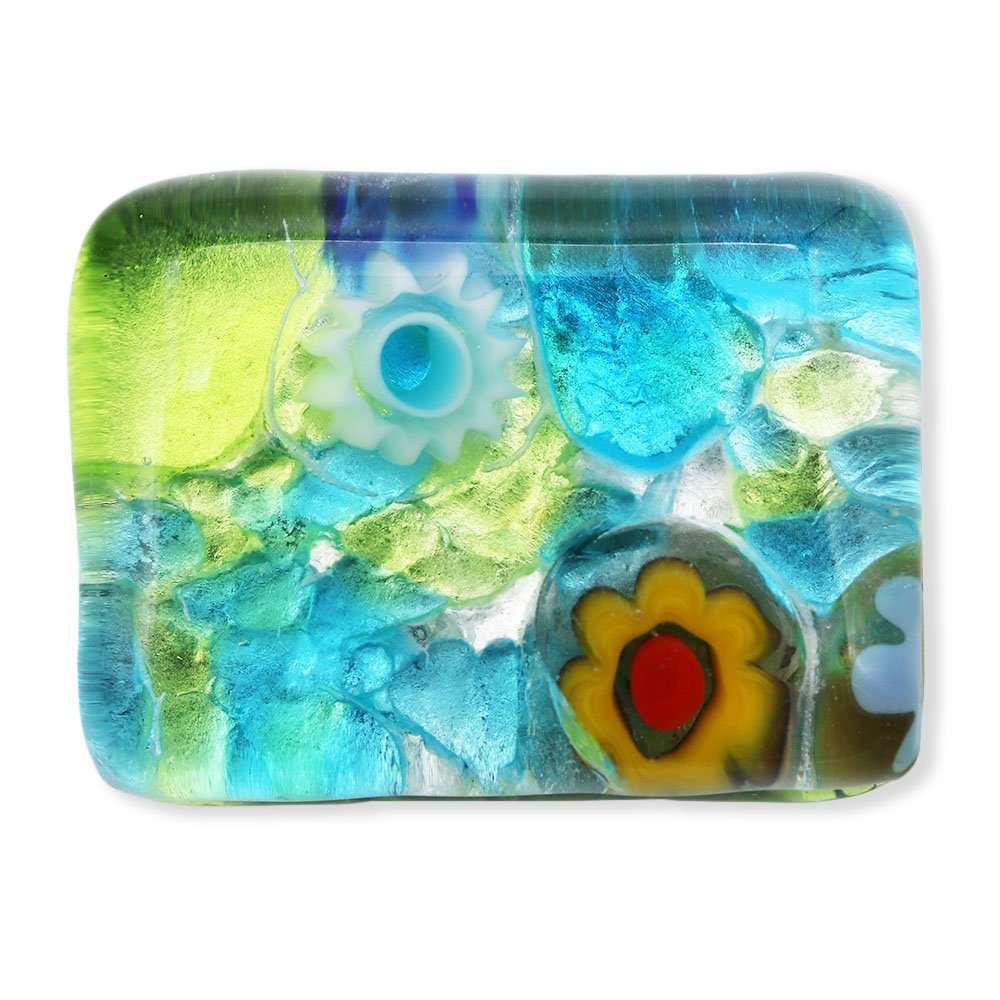 ベネチアンガラス帯留（1.5cm×2cm）