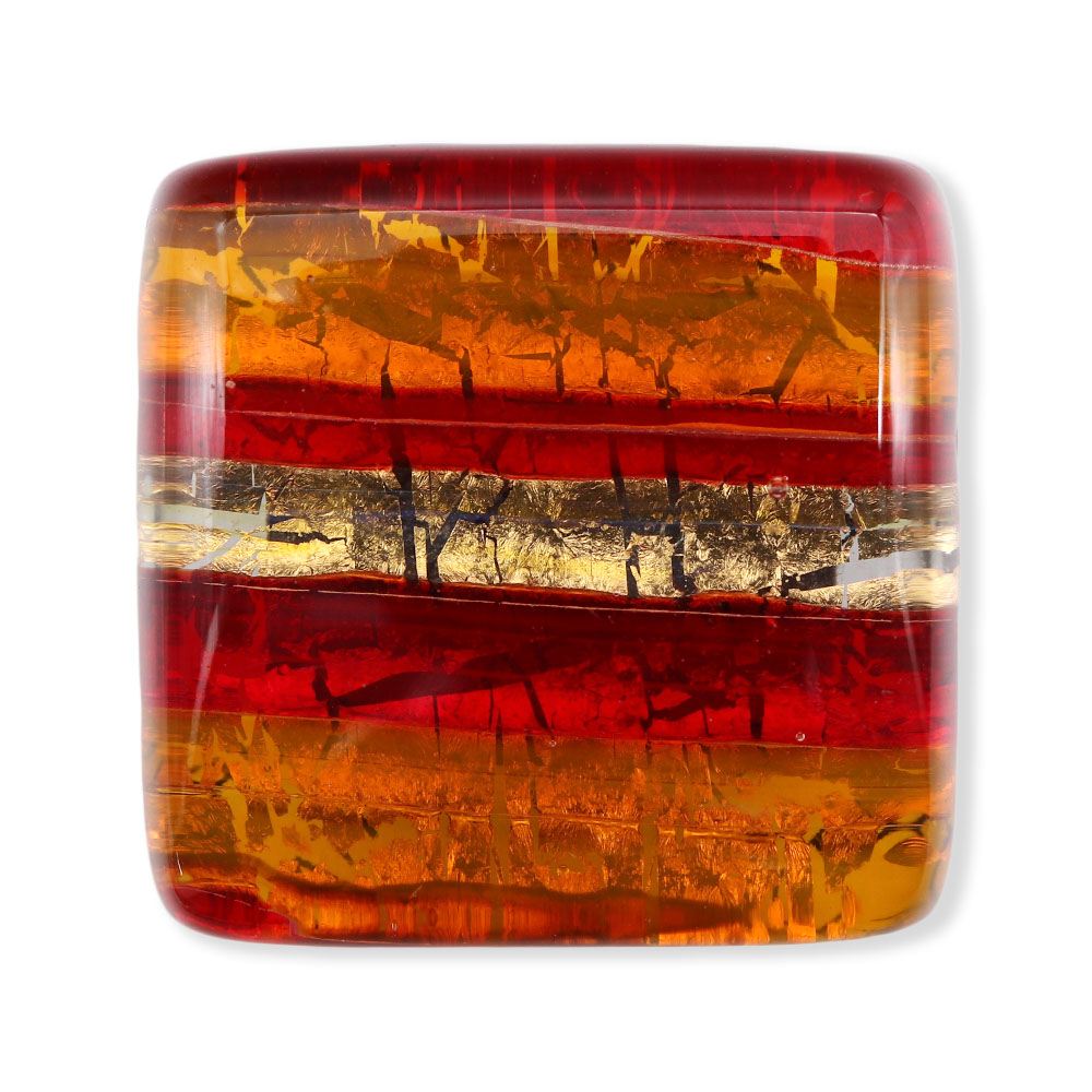 ベネチアンガラス帯留（2cm×2cm）