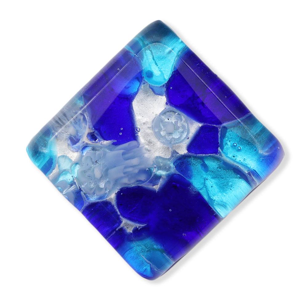 ベネチアンガラス帯留（2cm×2cm）