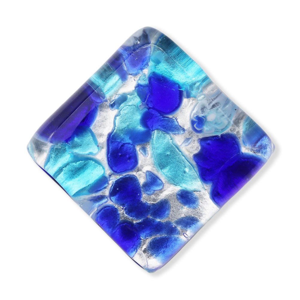 ベネチアンガラス帯留（2cm×2cm）