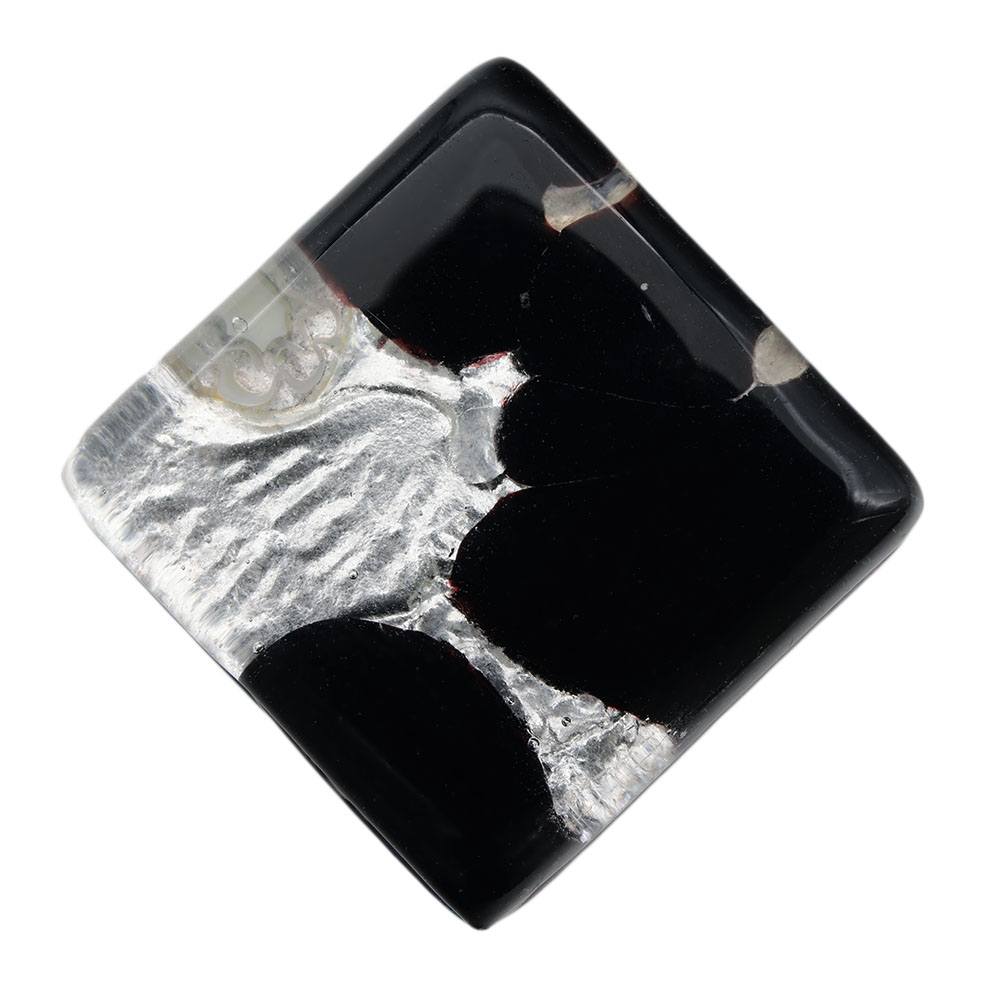 ベネチアンガラス帯留（2cm×2cm）