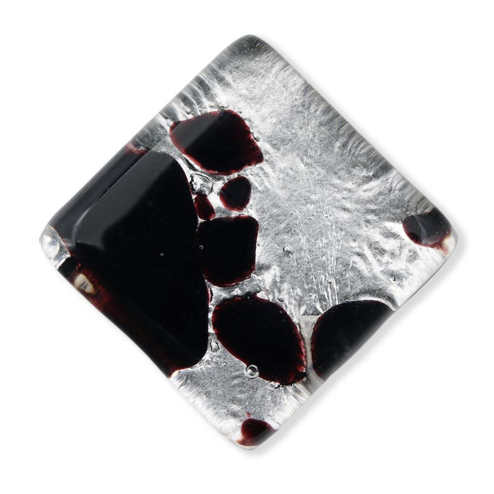 ベネチアンガラス帯留（2cm×2cm）