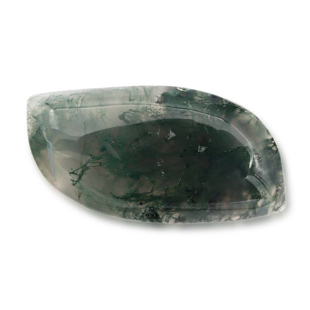 天然石帯留（モスアゲート）