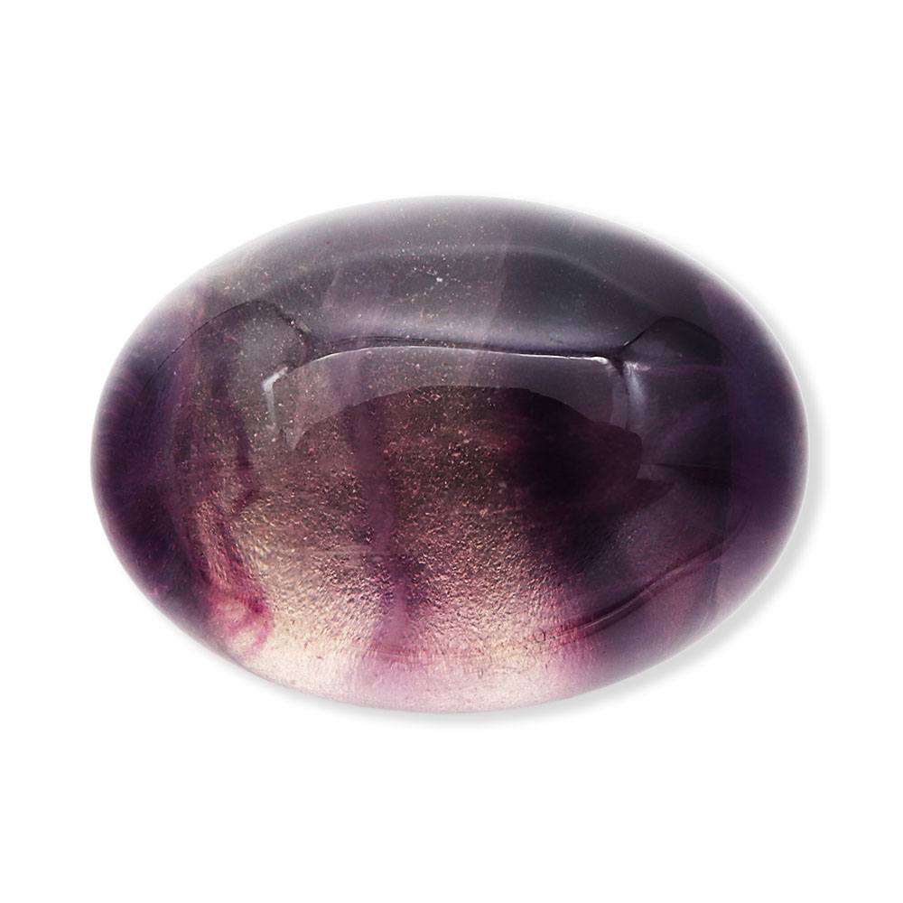 天然石帯留（フローライト）