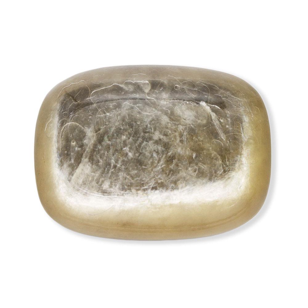 天然石帯留（ゴールデンマイカ）