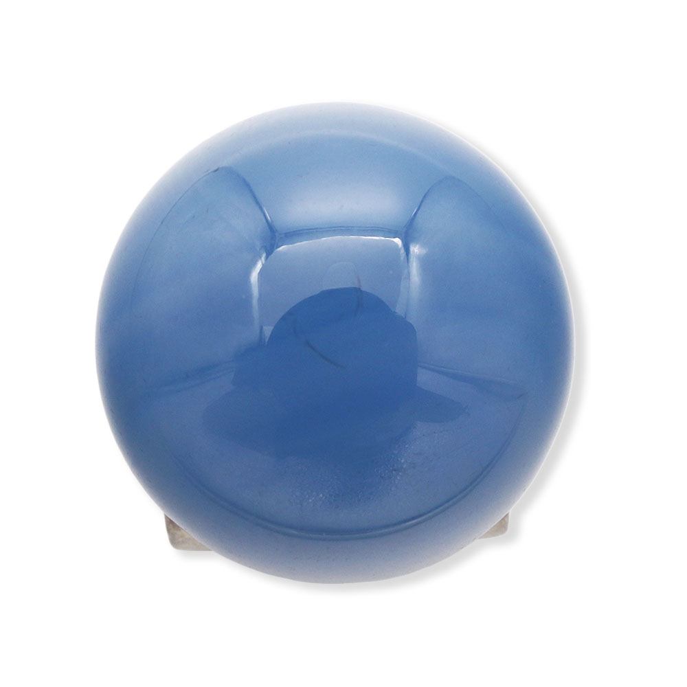 天然石帯留(ブルーカルセドニー)