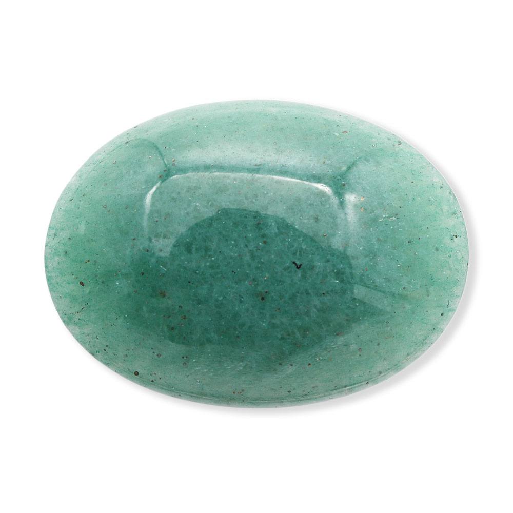 天然石帯留（グリーンアベンチュリンクォーツ）