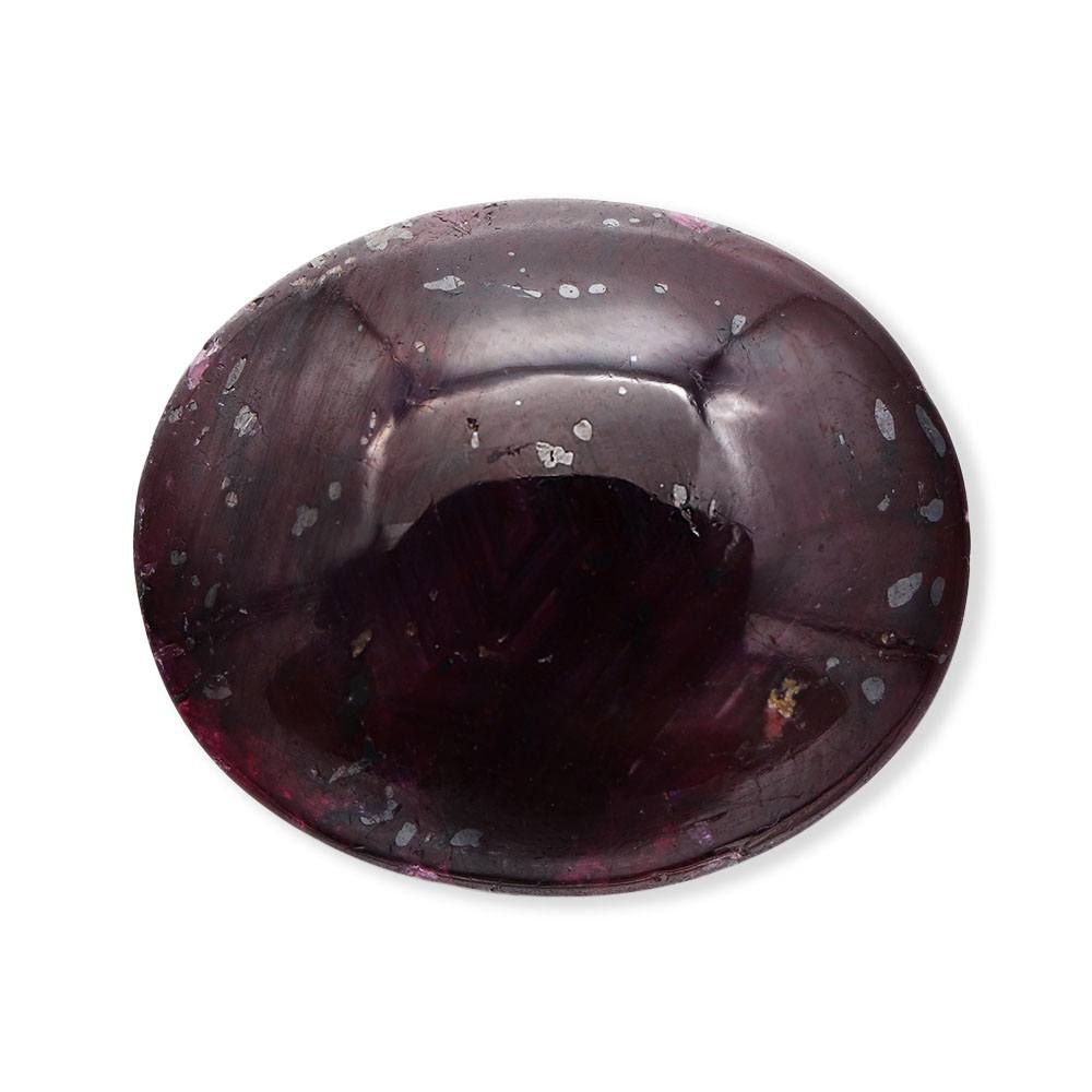 天然石帯留（パープルスターサファイア）