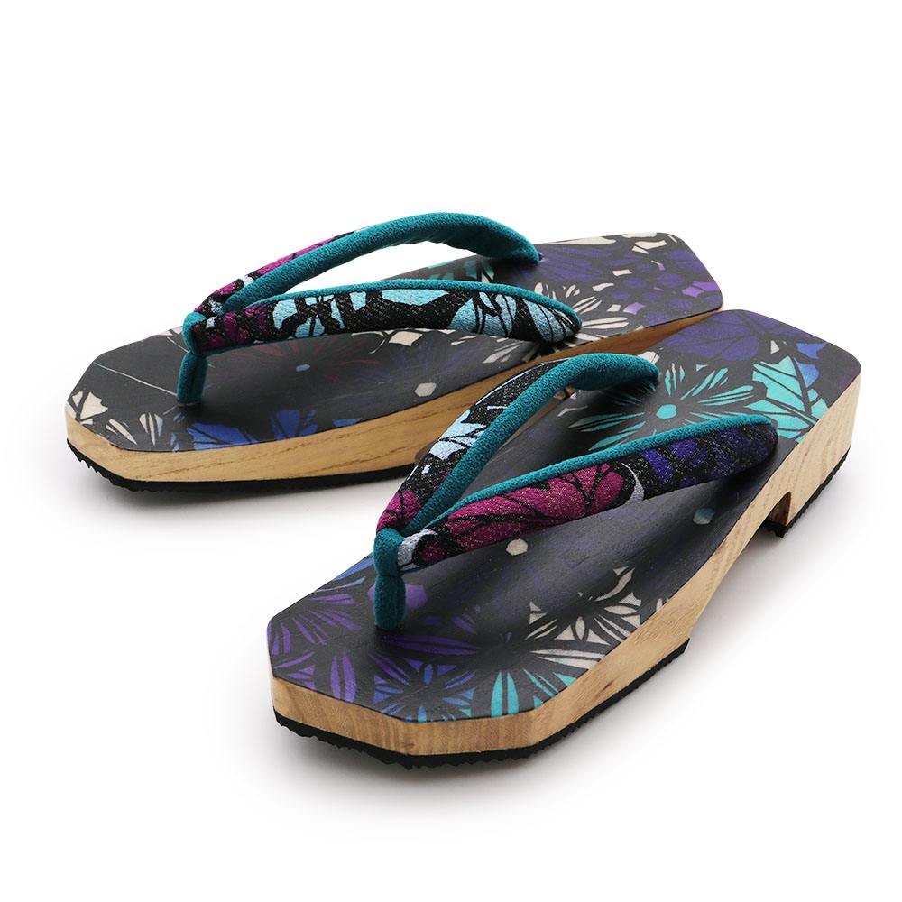 桐下駄（ステンドグラス）【黒澤桐材店×小室庵】