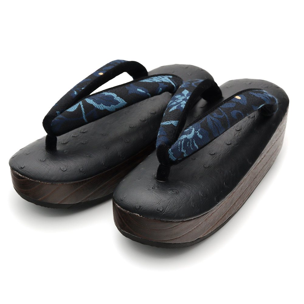 下駄草履（唐花）【衿秀】