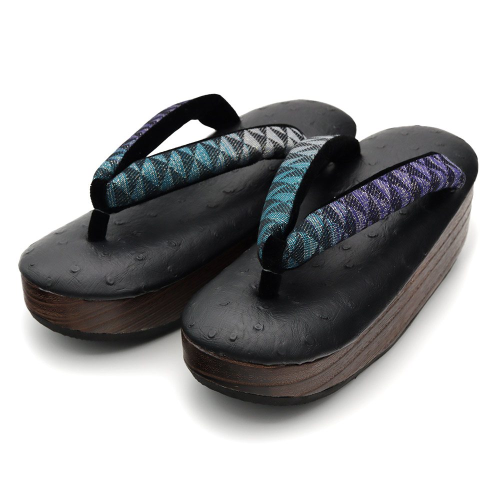 下駄草履（鱗）【衿秀】