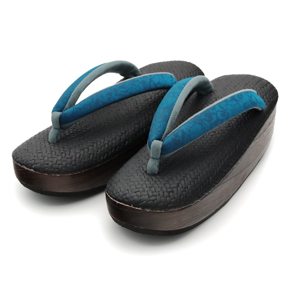 下駄草履（唐草）【衿秀】