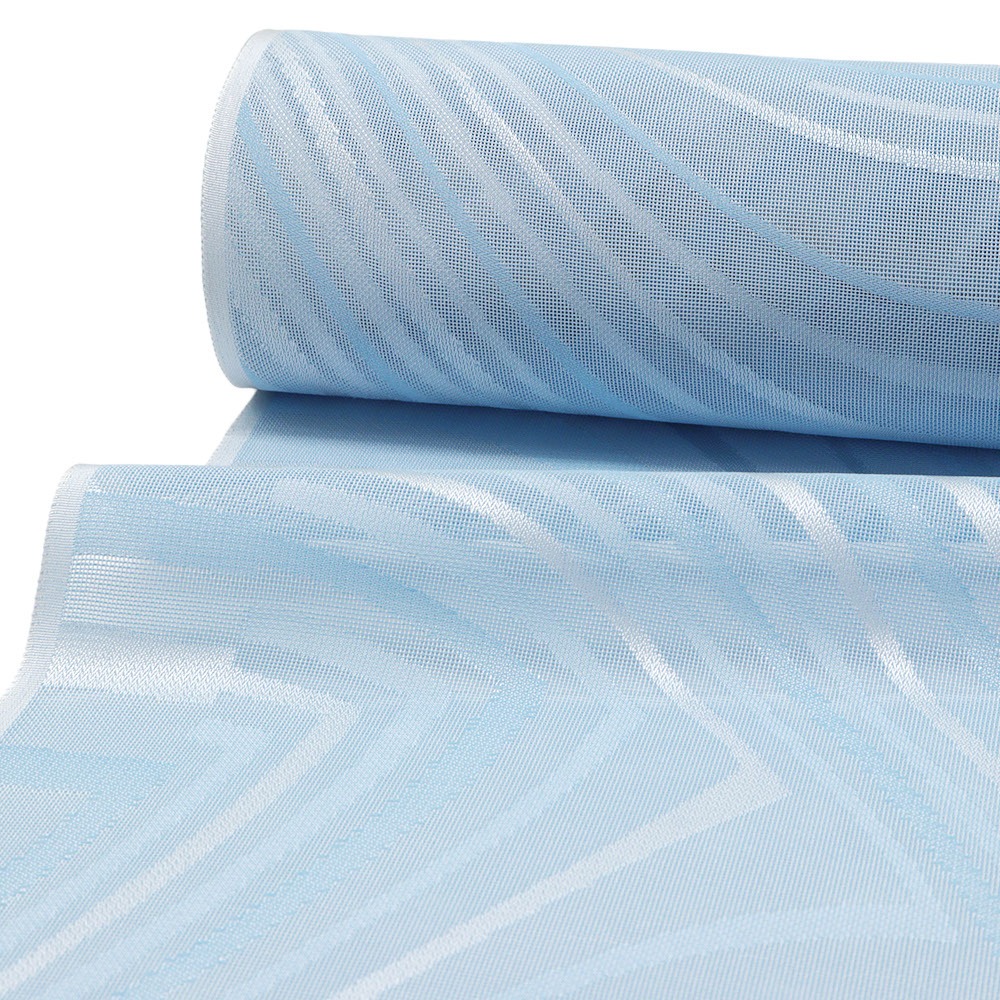 先染め紋紗（幾何）