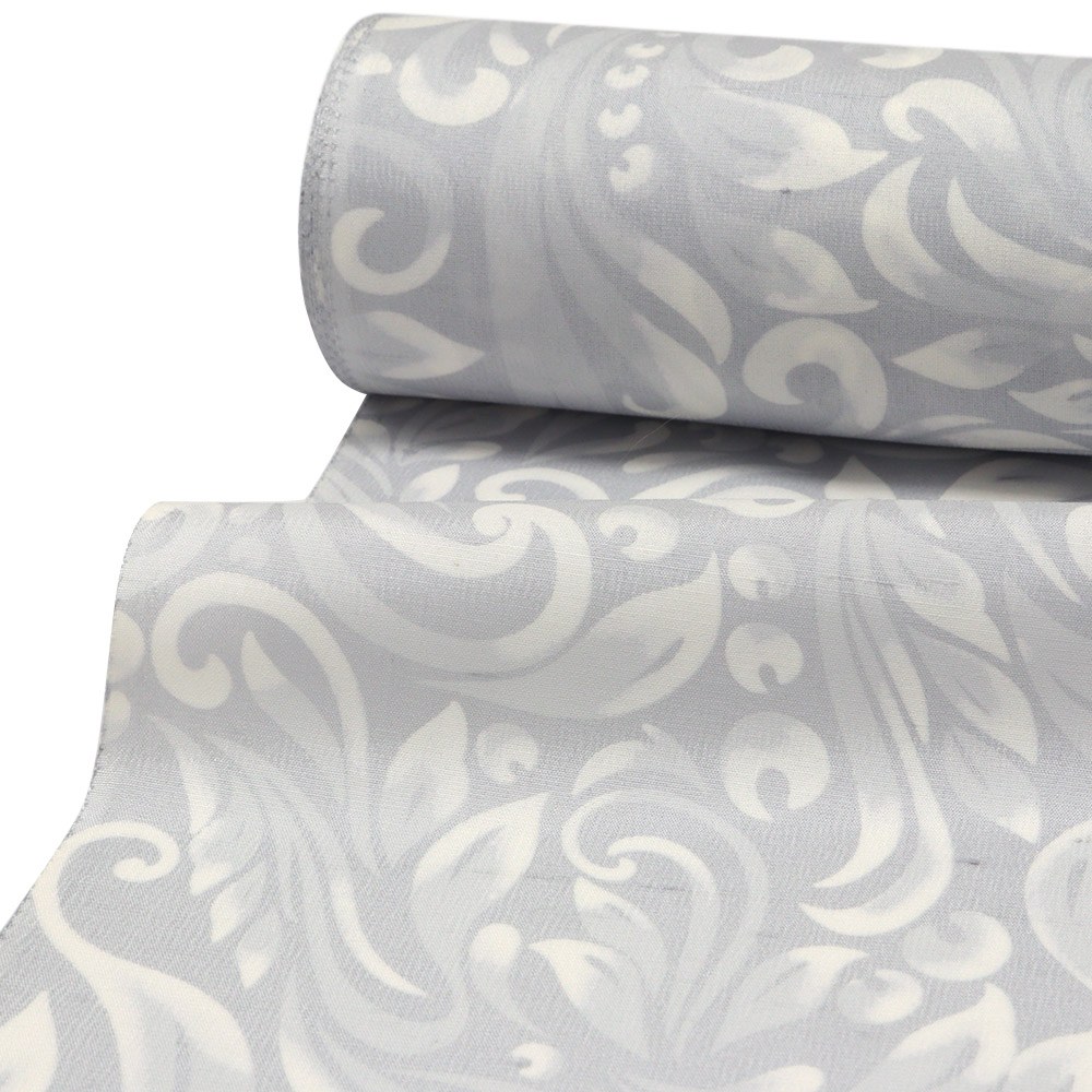 夏牛首紬（唐草）『牛首四季衣』【白山工房】