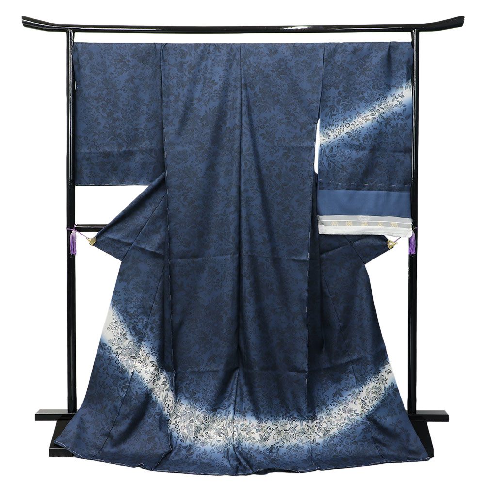 【仕立て代金込み】大島絵羽紬訪問着（唐花ぼかし）