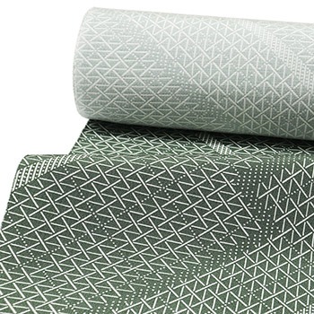 小紋（格子に稲妻文）