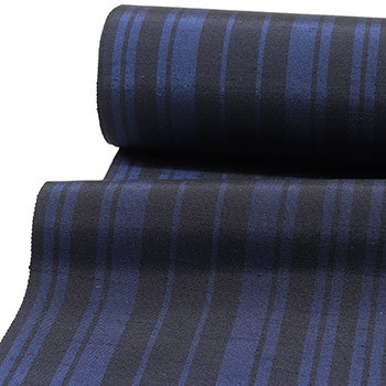 浜松紬(矢鱈縞)『藍縞紬』