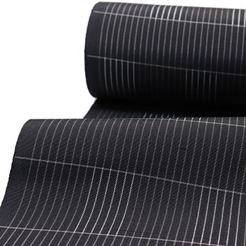 十日町紬(縞格子)『三寒四温』【蕪重織物】