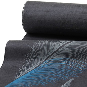 牛首紬(唐草)【白山工房】