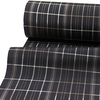 十日町絣(格子)『和み布』【蕪重織物】