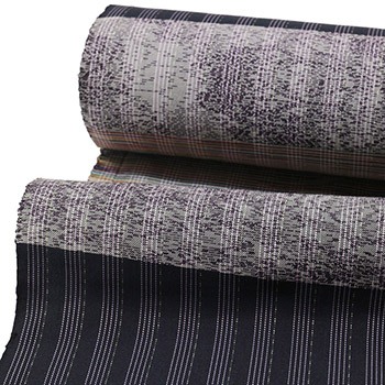 本場大島紬（緯絣） 『瑠璃織』【窪田織物】