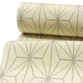 結城紬(縮織/麻の葉絣)【渡邊綢糸】