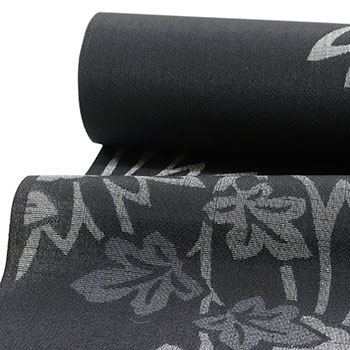 結城紬 (縮織/草花絣)【渡邊綢糸】