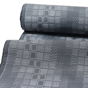 本場大島紬(緯絣/斜め縞に市松)【脇織物】