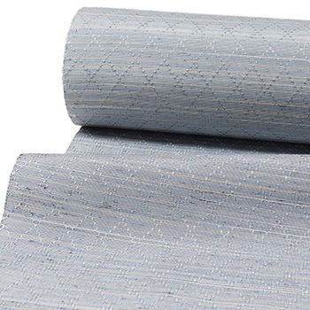 米沢紬(無地)『紅の浮華』【渡源織物】